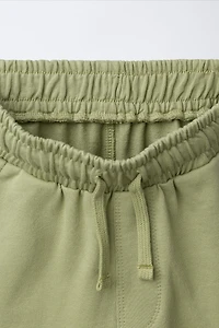 PLUSH CARGO SHORTS