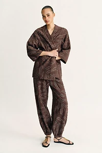 KIMONO PAILLETTES FIL MÉTALLISÉ