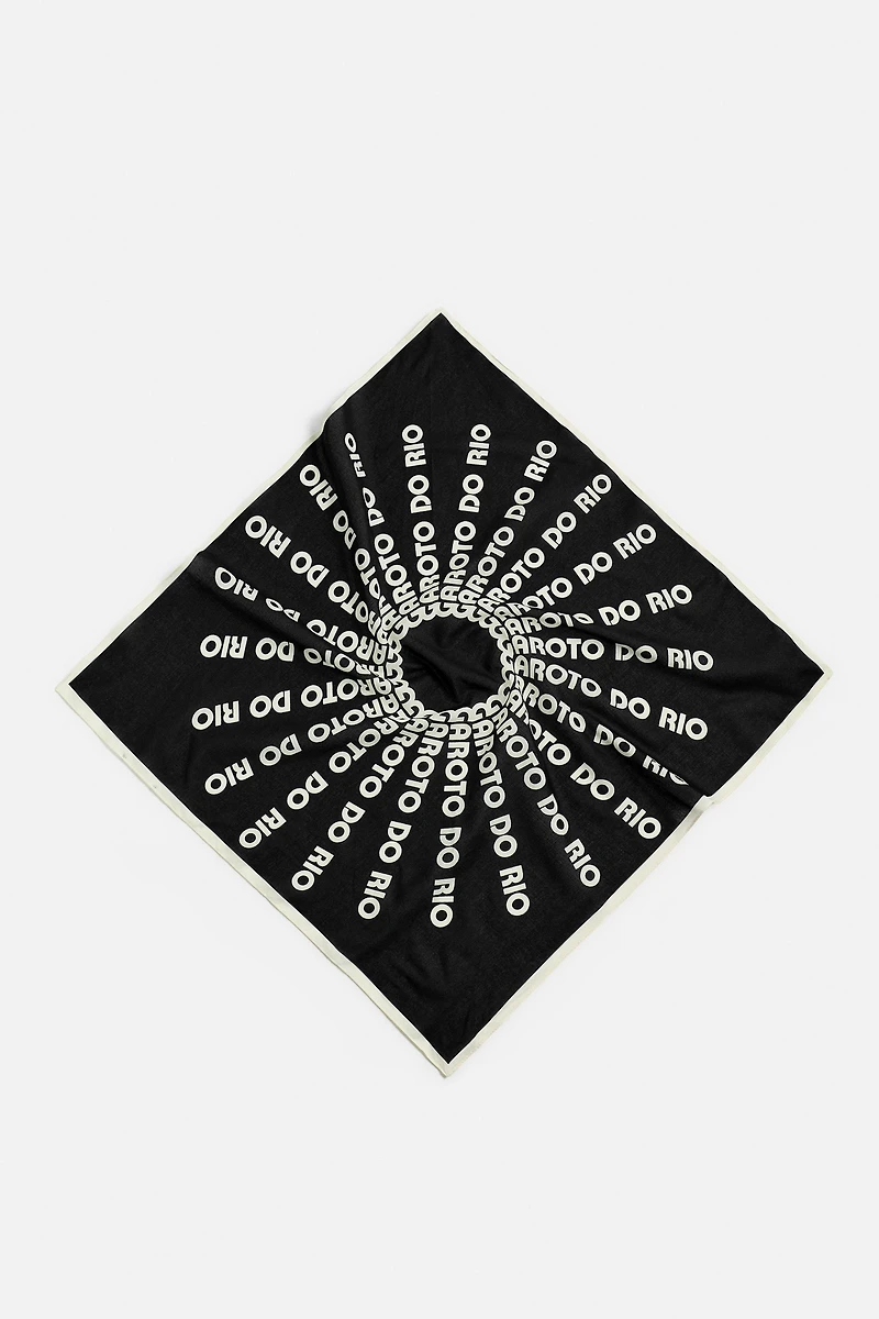 TEXT PRINT BANDANA