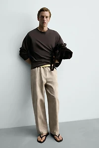 PANTALON CHINO RELAXED FIT JACQUARD
