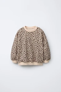 ANIMAL PRINT SWEATSHIRT