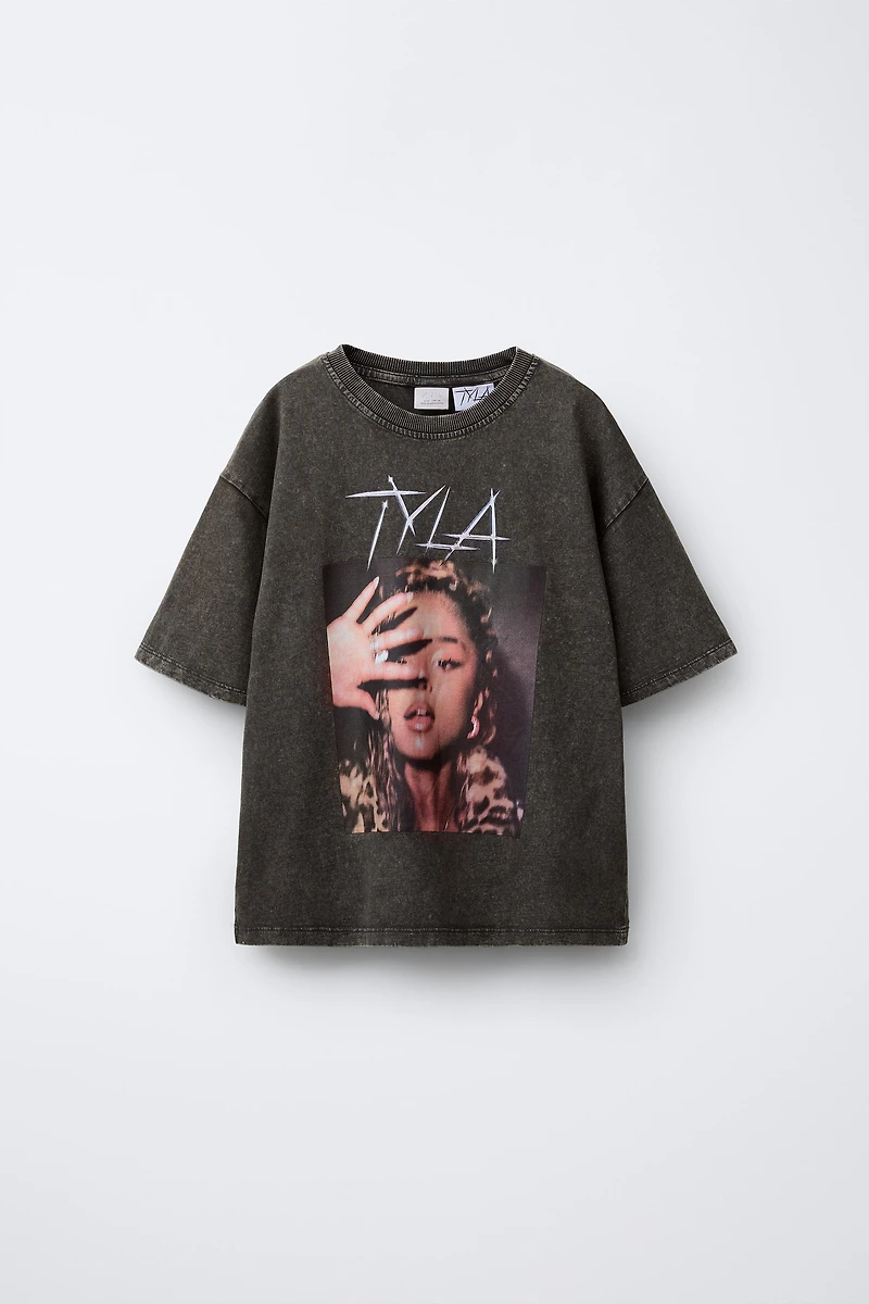 TYLA © WASHED EFFECT T-SHIRT