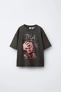 TYLA © WASHED EFFECT T-SHIRT