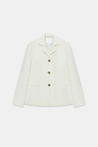 ZW COLLECTION STRAIGHT LINEN BLAZER