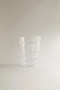 BOROSILICATE TUMBLER WITH LINES