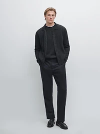 Cardigan en laine mélangée