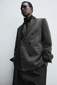 CORDUROY DOUBLE BREASTED BLAZER