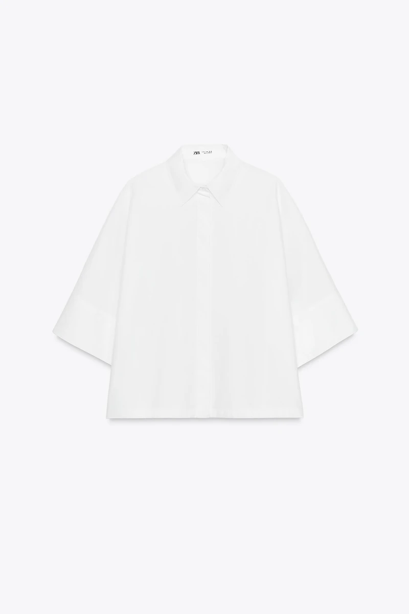 ZW COLLECTION POPLIN SHIRT