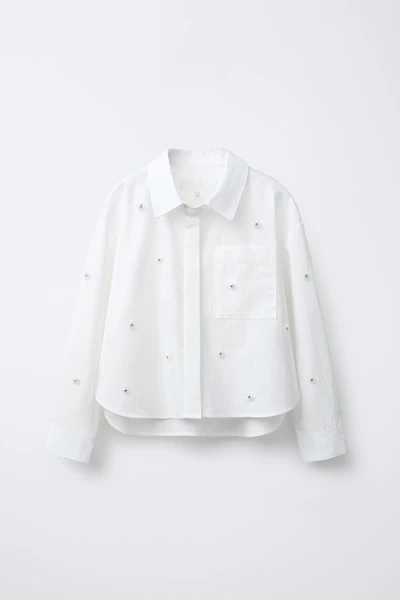 SPARKLY FLORAL SHIRT