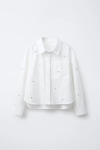SPARKLY FLORAL SHIRT
