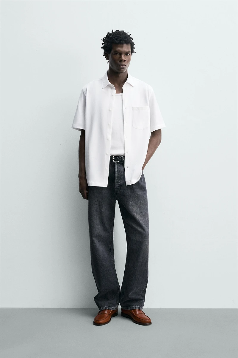 CHEMISE REGULAR FIT STRUCTURÉE