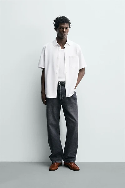 CHEMISE REGULAR FIT STRUCTURÉE