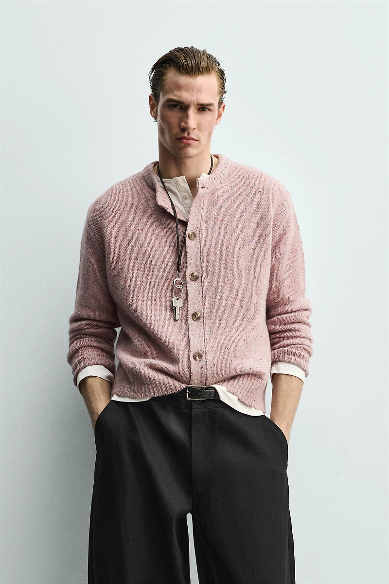 WOOL BLEND BOTONATO CARDIGAN