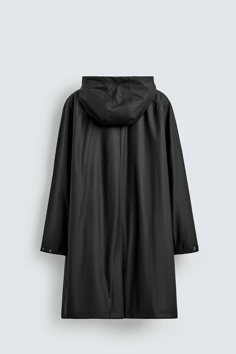 RUBBERIZED HOODED PARKA