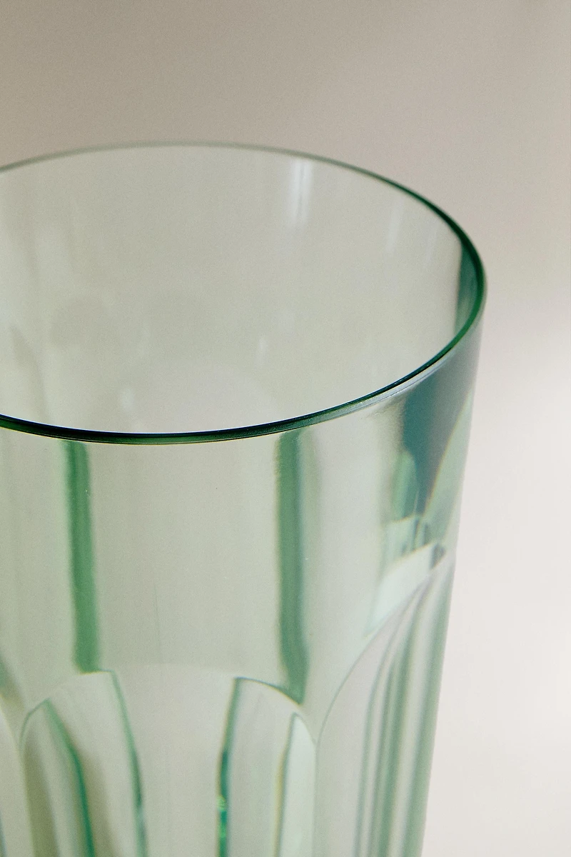 HAMMERED COLORED ACRYLIC TUMBLER
