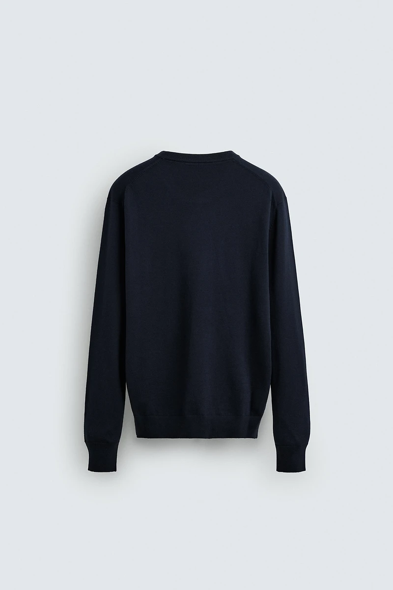 PULL STRUCTURÉ EN COTON
