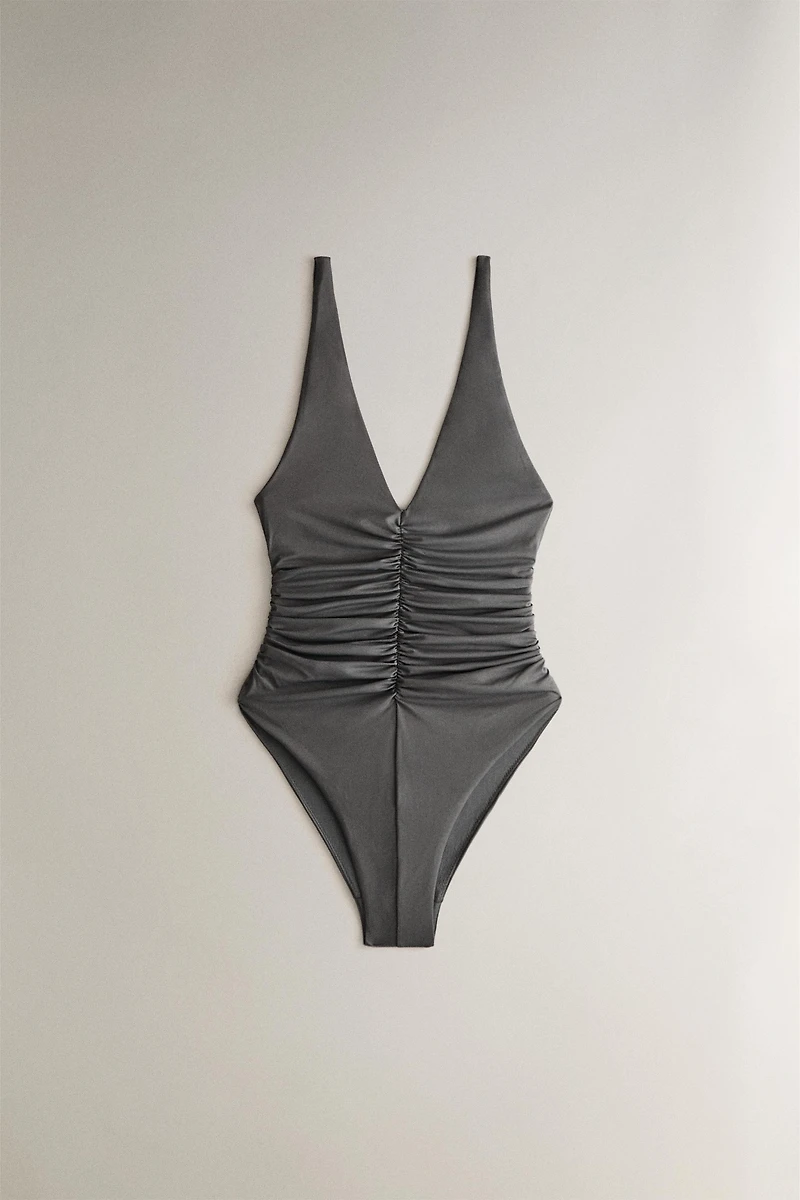 MAILLOT DE BAIN PLAGE FRONCÉ