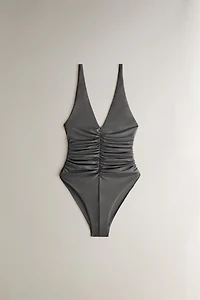 MAILLOT DE BAIN PLAGE FRONCÉ