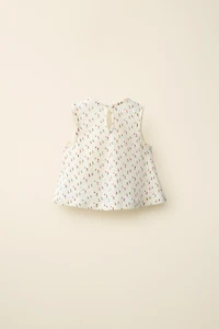 TULIP POINTELLE T-SHIRT CREATED BY CARAMEL LONDON X ZARA