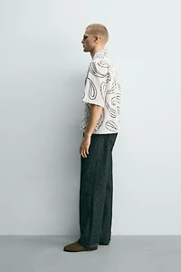 CHEMISE JACQUARD À IMPRIMÉ CACHEMIRE