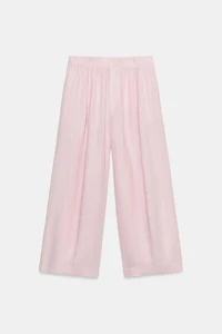 ZW COLLECTION LINEN BARREL PANTS