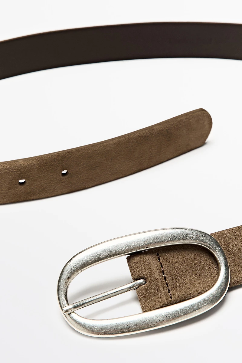 Ceinture en croûte de cuir
