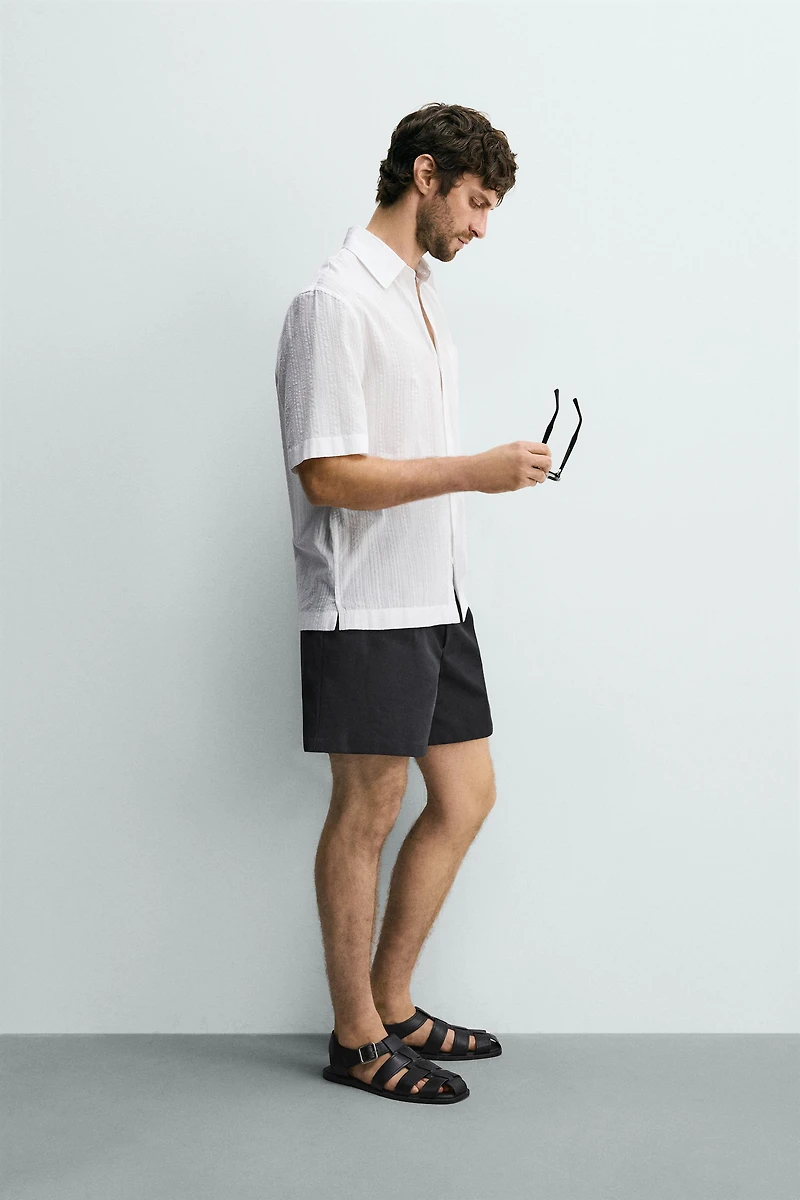 STRIPED JACQUARD SHIRT