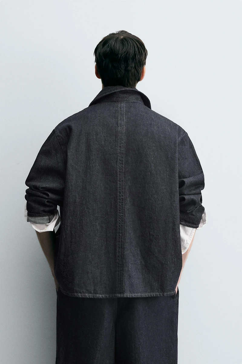SURCHEMISE COUPE DÉCONTRACTÉE EN DENIM