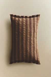 STRIPED THROW PILLOW COVER