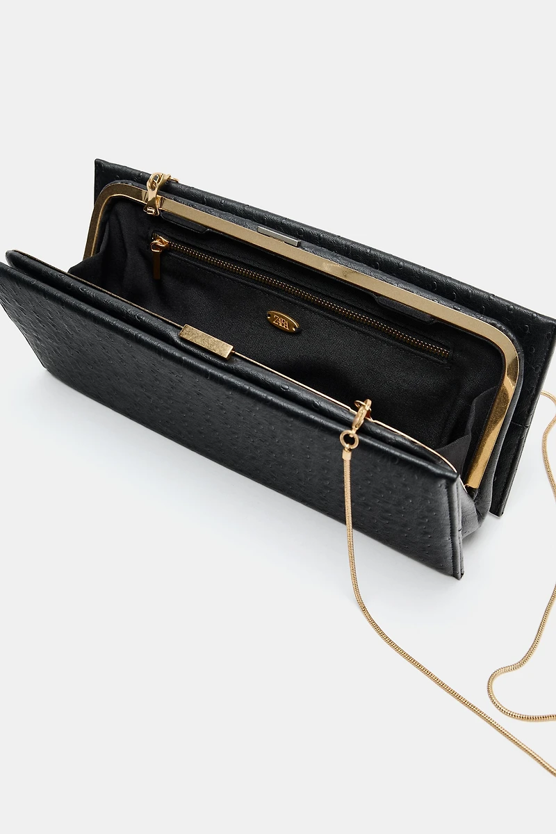 EMBOSSED LONG CLUTCH