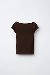 PLAIN T-SHIRT WITH MODAL