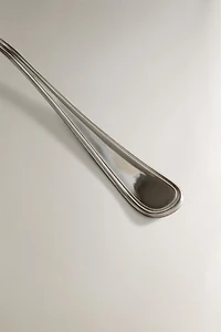 SHINY STEEL SERVING FORK