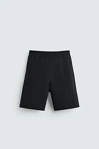 RELAXED FIT COTTON BERMUDA SHORTS