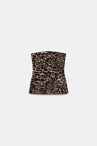TOP BUSTIER STRETCH À OUVERTURES