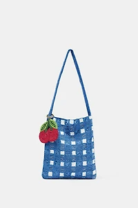FANTASY BEADED MINI BUCKET BAG