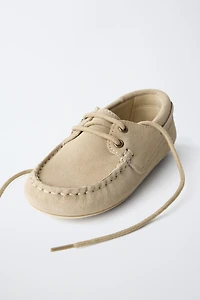 LEATHER BOAT SHOES