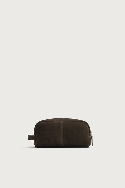 TROUSSE DE TOILETTE EN CUIR