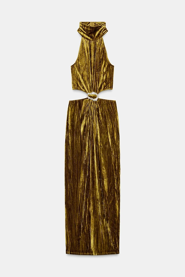 why do people see white and gold in the dress Zara Knit Maxi Dress