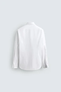 CHEMISE SLIM À POIGNETS MOUSQUETAIRES