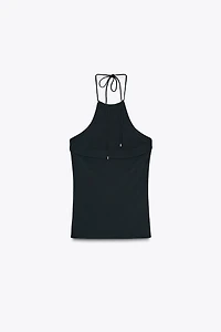 TOP HALTER CRÊPE
