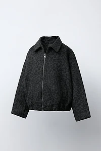 ANIMAL PRINT CLOTH JACKET