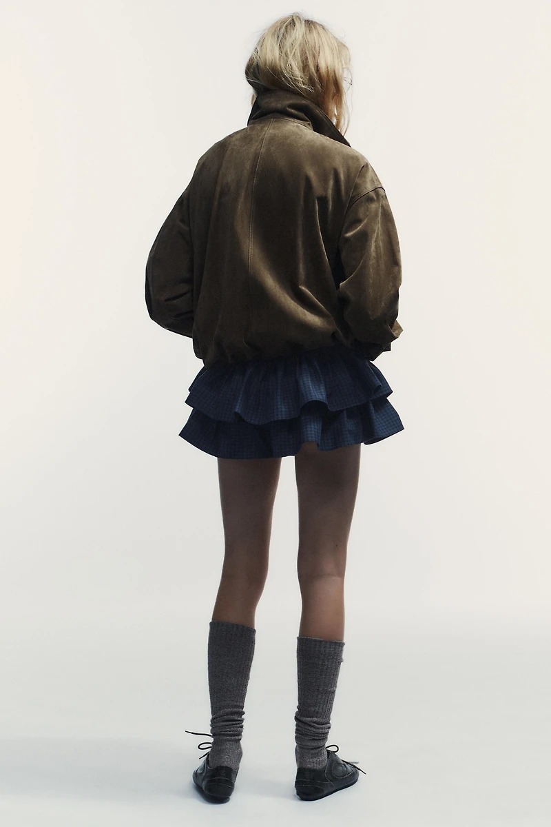 100% SUEDE VOLUME JACKET