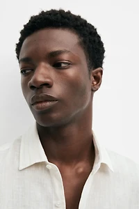 100% linen regular fit shirt