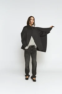 WOOL BLEND BLAZER WITH HANDKERCHIEF ZW COLLECTION