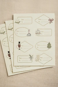 ADHESIVE CHRISTMAS GIFT LABELS
