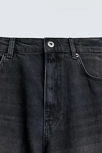 FLARE FIT ZIPPER JEANS