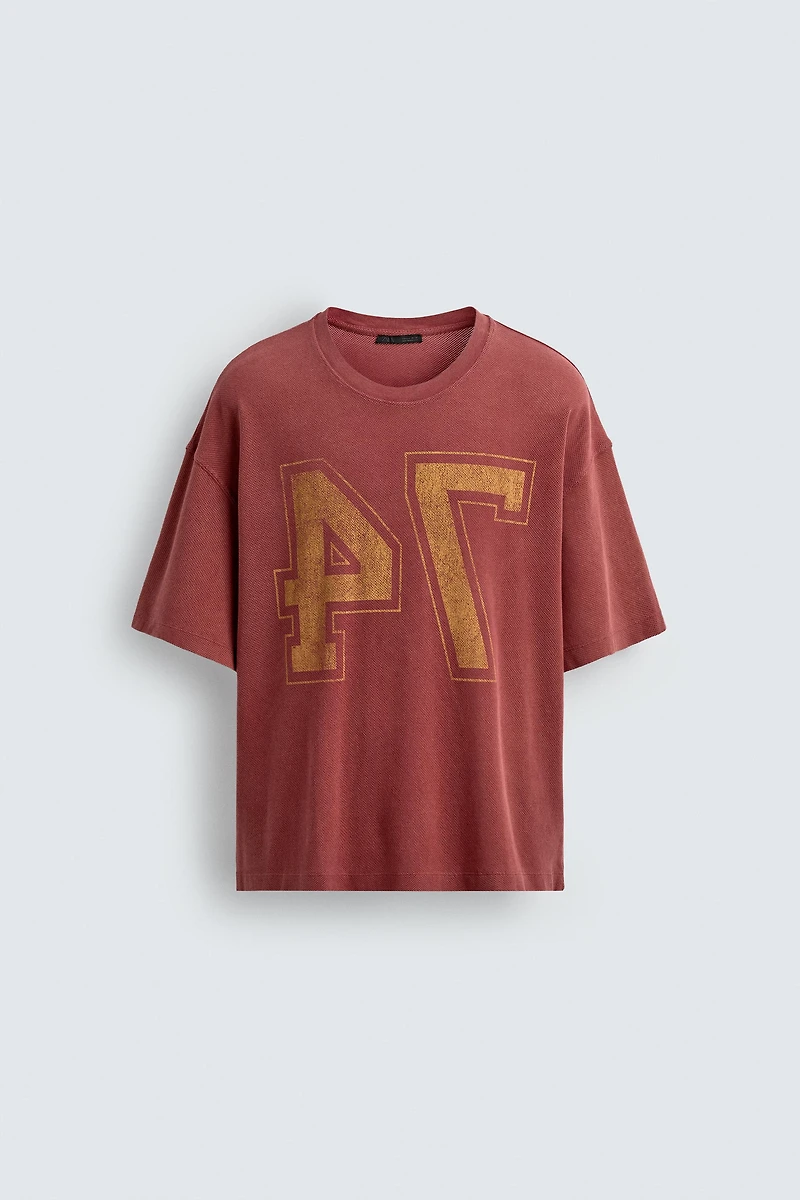 T-SHIRT STRUCTURE OUVERTE VARSITY