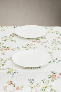 NAPPE JACQUARD ET IMPRIMÉ FLORAL