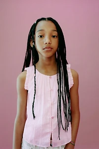 TEXTURED WEAVE TOP