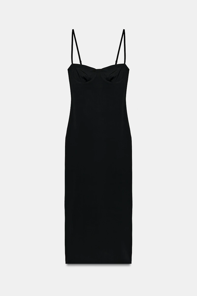 POLYAMIDE MIDI DRESS